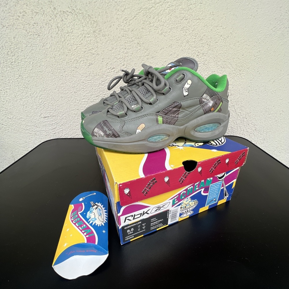 Size 8.5 - Reebok Question Low x BBC Ice Cream Beepers & Butts 2020